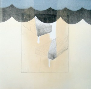 What has been done (period), 2011.  Etching, Monotype, Silkscreen, Ink Pencil.