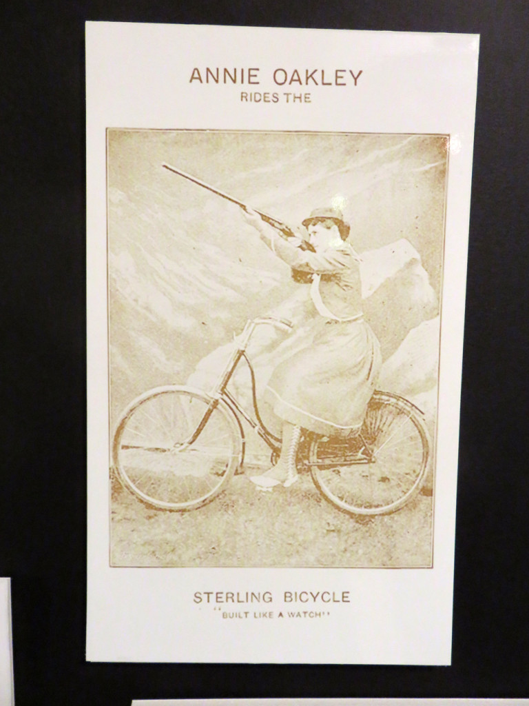 Kenosha History Center Annie Oakley on a Bike