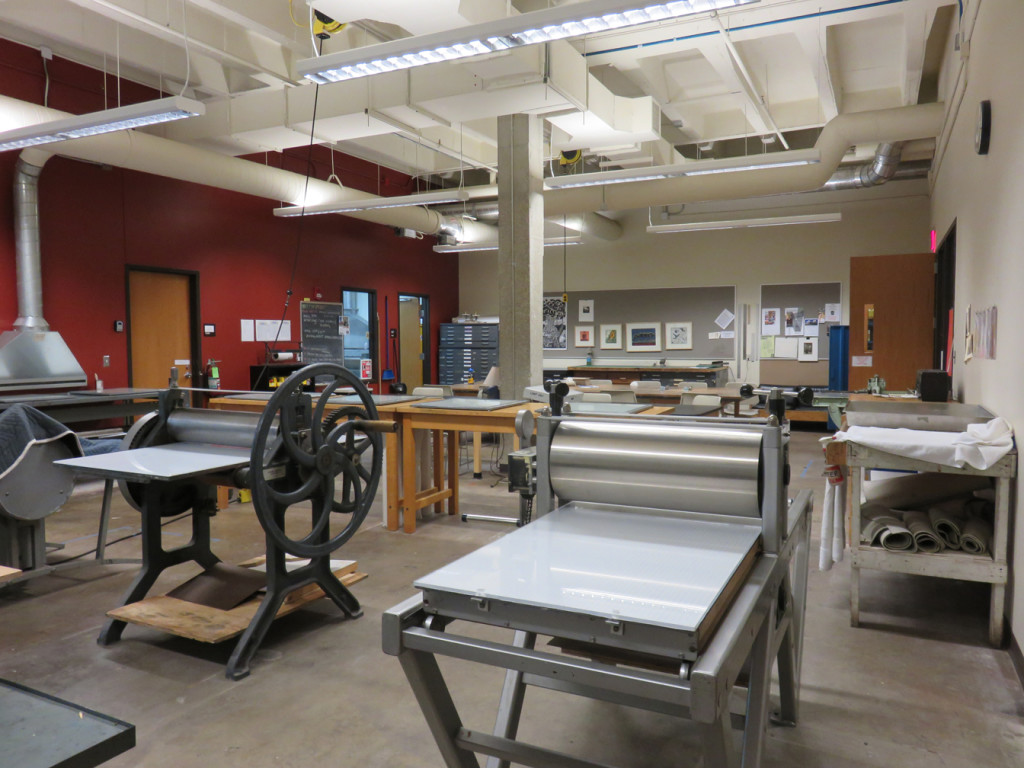 University of Wisconsin at Parkside printshop